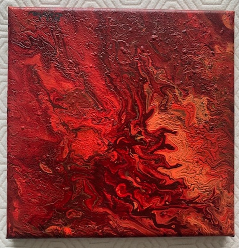 Flames of Fire by artist Delyla Ovalle-Bowyer
